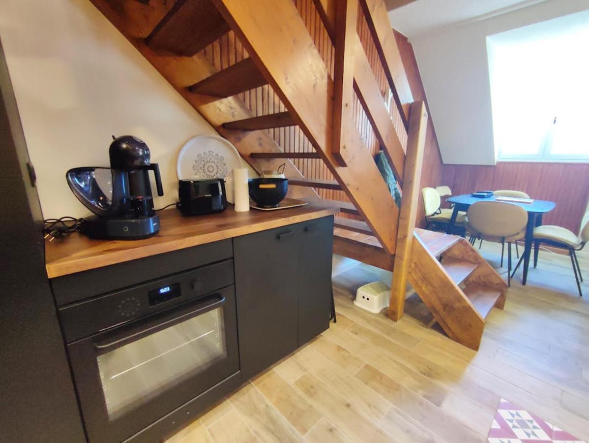 شقة Bagnères-de-Luchon  في Au Cocon De Joy, T3 Duplex, Wifi, 4 Personnes المظهر الخارجي الصورة