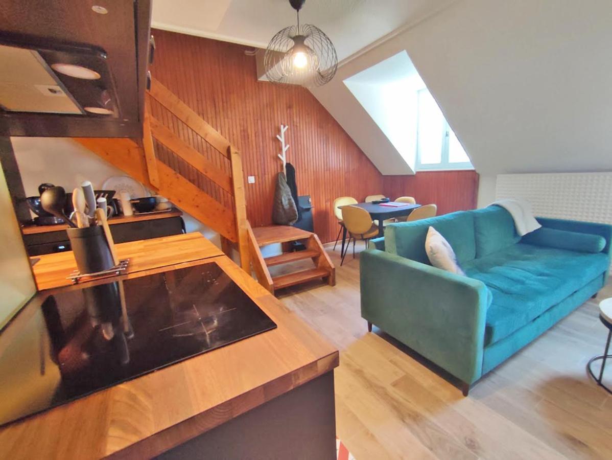 شقة Bagnères-de-Luchon  في Au Cocon De Joy, T3 Duplex, Wifi, 4 Personnes المظهر الخارجي الصورة