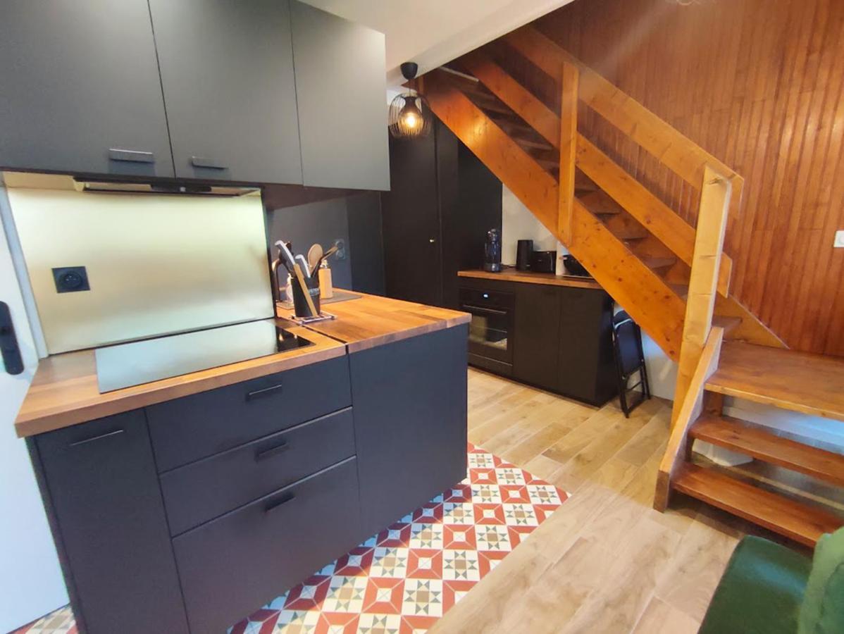 شقة Bagnères-de-Luchon  في Au Cocon De Joy, T3 Duplex, Wifi, 4 Personnes المظهر الخارجي الصورة